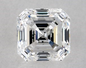 1.00 Carat D-SI1 Asscher Cut Diamond