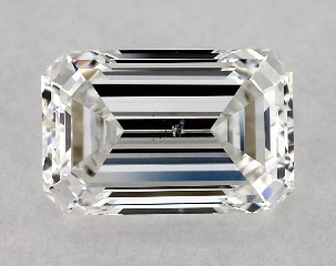 1.01 Carat H-SI1 Emerald Cut Diamond