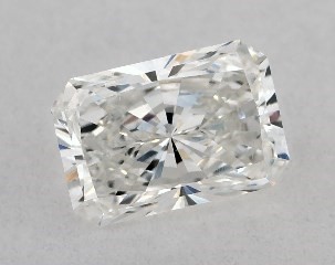 Lab-Created 0.52 Carat F-VS2 Radiant Cut Diamond