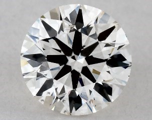 0.50 Carat I-SI1 Very Good Cut Round Diamond