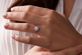 Ring on engagement ring finger Ring on engagement ring finger
