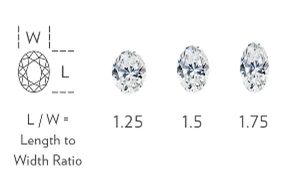 Oval Width to Height Ratio Oval Width to Height Ratio